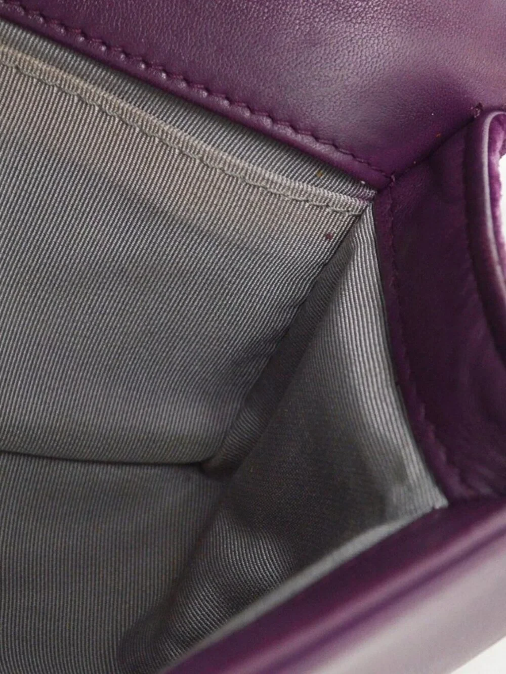 Boy Chanel Purple Velvet Small Chain Shoulder Bag XX05033
